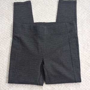 LOFT Gray Herringbone Leggings